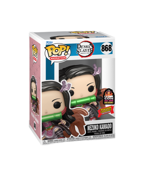 Demon Slayer | Nezuko Kamado | TOYSTOP and Los Angeles Comic Con 2022 Exclusive w/Protector Metallic