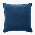 Denim Blue Velvet Pillow