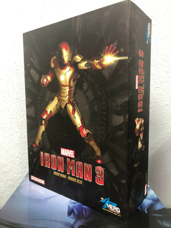 DRAGON MODELS Iron Man 3 IRON MAN Mark 42 Action Hero Vignette