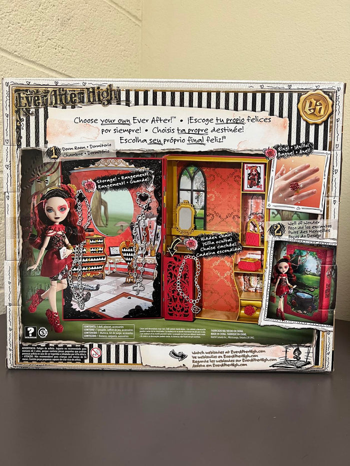 Ever After High LIZZIE HEARTS Spring Unsprung Book Playset with Doll  NEW