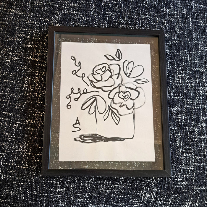 "Floating" Floral Study by Amanda Sneed