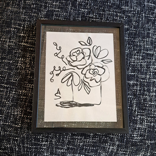 "Floating" Floral Study by Amanda Sneed