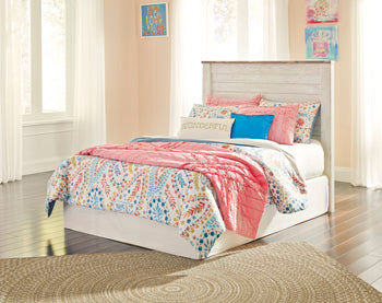 Full Panel Headboard Willowton Whitewash