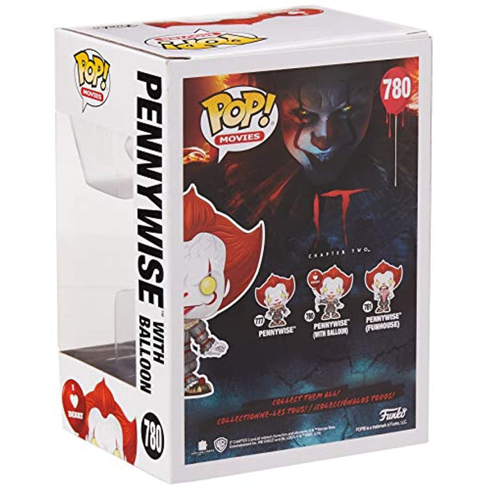 Funkko POP! Movies: IT Chapter 2 PENNYWISE w/ Balloon Figure w/ Protector