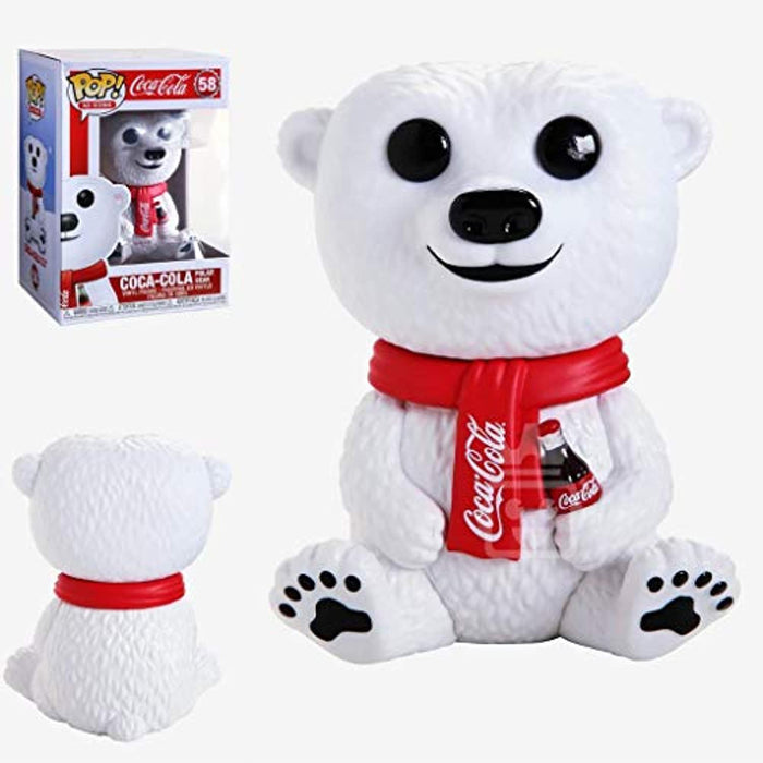 Funko POP! Ad Icons: COCA-COLA POLAR BEAR Figure #58 w/ Protector