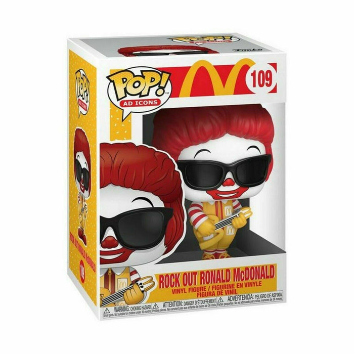 FUNKO POP! AD ICONS McDonalds- Rock Out Ronald Figure w/ Protector IN STOCK
