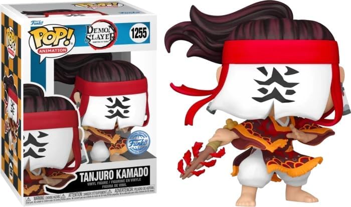 Funko Pop! Animation: Demon Slayer - Tanjuro Kamado Hinokami Kagura (AAA Anime Exclusive) w/ Protector
