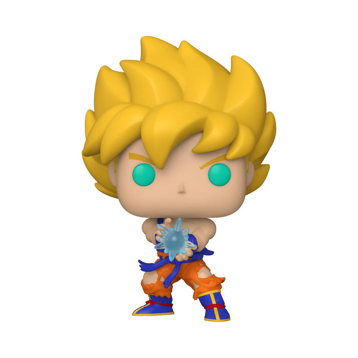 Funko POP Animation: Dragon Ball Z - SS Goku with Kamehameha Wave Figure w/ Protector