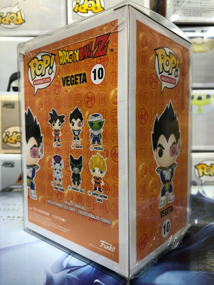 Funko POP! Animation: DragonBall Z VEGETA Figure #10 w/ Protector