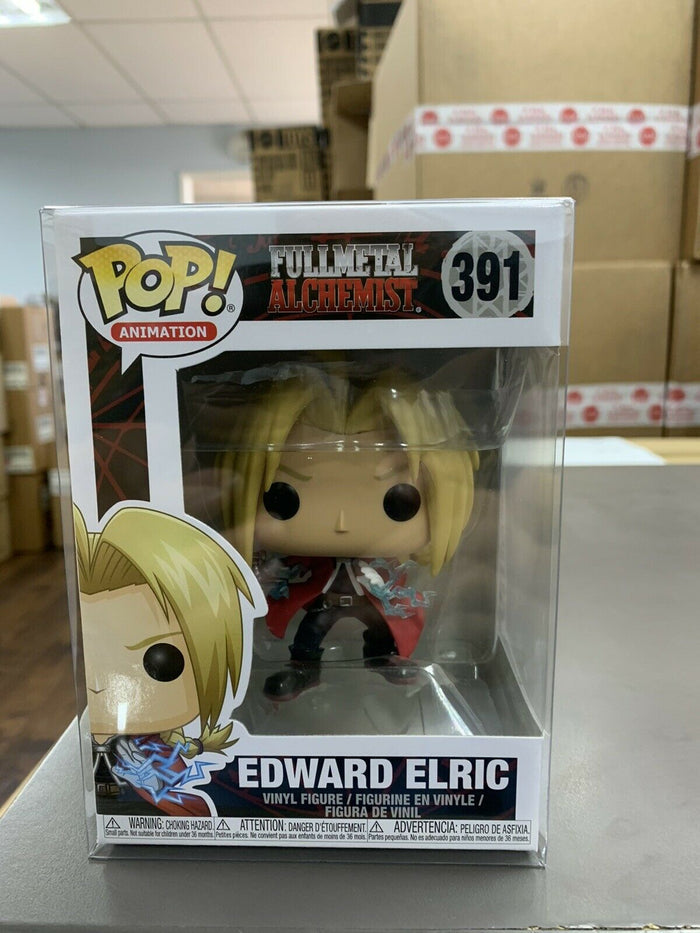 Funko POP! Animation: Fullmetal Alchemist EDWARD ELRIC Figure #391 w/ Protector