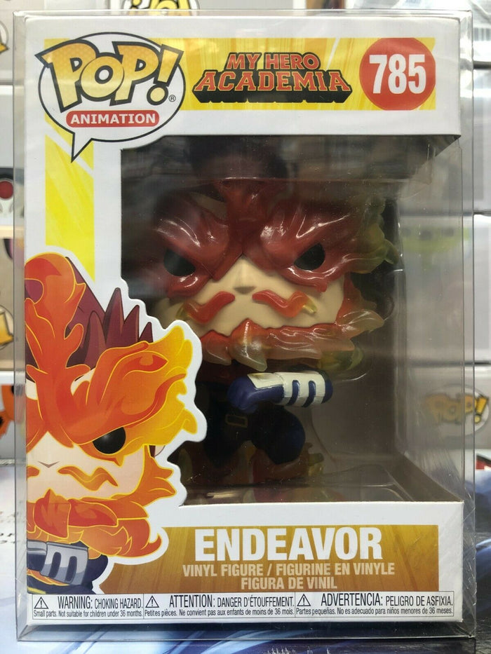 Funko POP! Animation: My Hero Academia ENDEAVOR Figure #785 w/ Protector