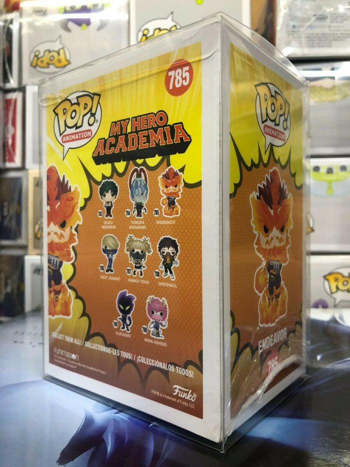 Funko POP! Animation: My Hero Academia ENDEAVOR Figure #785 w/ Protector