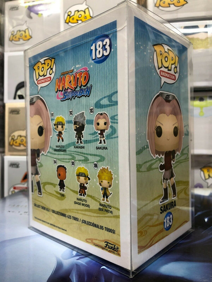 Funko POP! Animation: Naruto Shippuden SAKURA Figure #183 w/ Protector