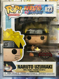 Funko POP! Animation NARUTO UZUMAKI Eating Noodles Figure #823 w/ Protector