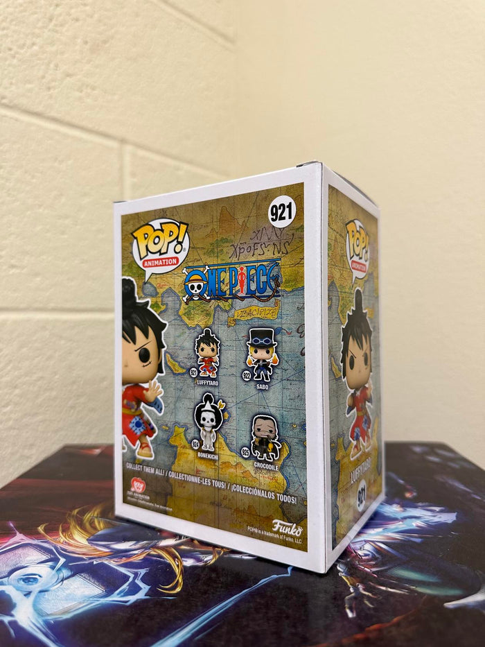 Funko POP! Animation: One Piece LUFFY in Kimono Figure #921 w/ Protector