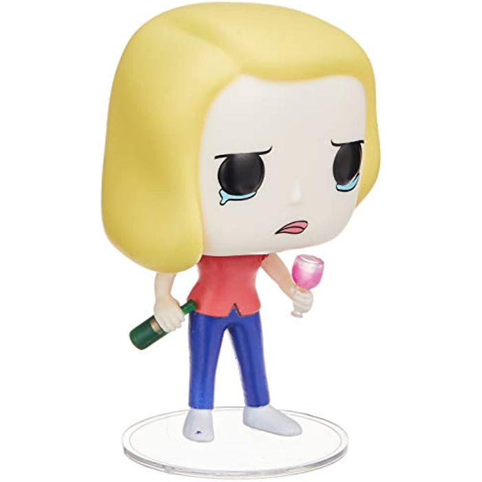 Funko Pop! Animation: Rick and Morty Beth with Wine Glass Collectible Figure