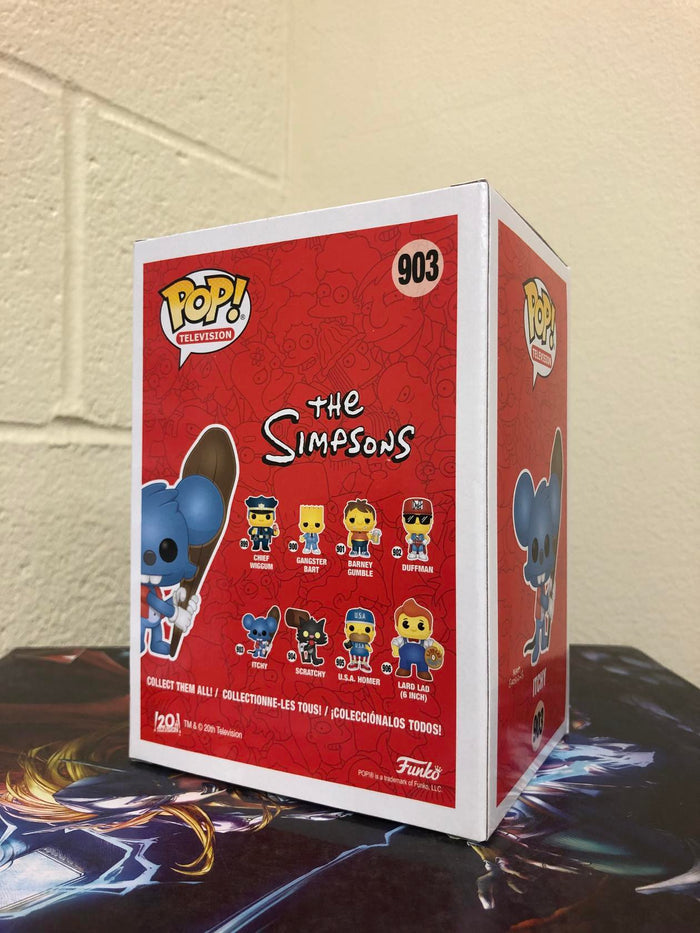 Funko POP! Animation: Simpsons ITCHY Figure #903 w/ Protector