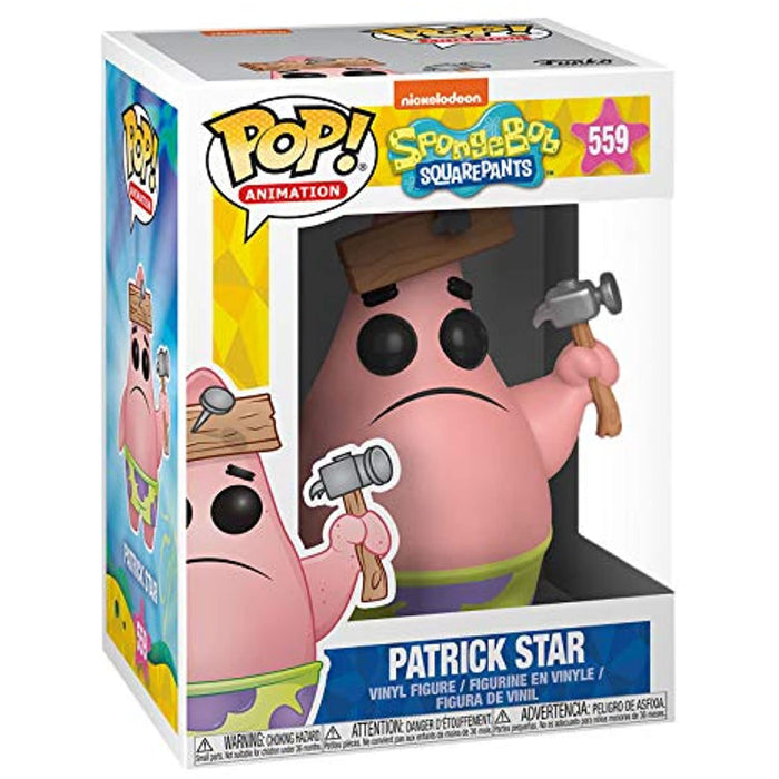 Funko Pop! Animation: Spongebob Squarepants - Patrick with Board w/Protector