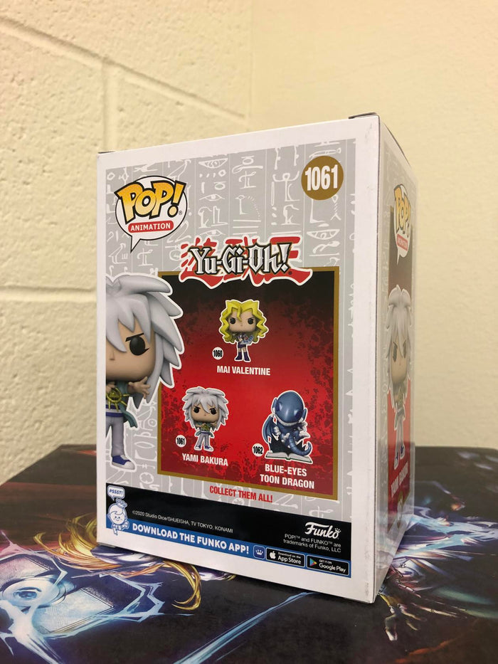 Funko POP ! Animation: Yu-Gi-Oh! YAMI BAKURA Figure #1061 w/ Protector
