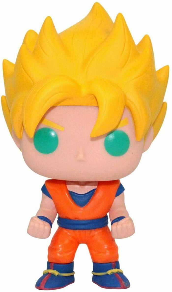 Funko POP! Anime: Dragon Ball Z SUPER SAIYAN GOKU Figure #14 DAMAGE BOX