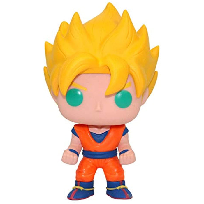 Funko POP! Anime: Dragon Ball Z SUPER SAIYAN GOKU Figure #14 w/ Protector