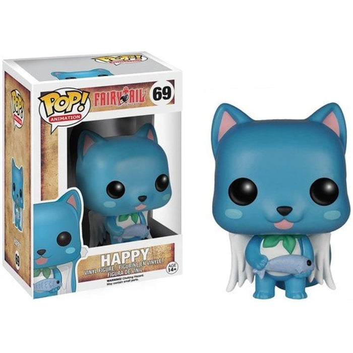 Funko POP! Anime: Fairy Tail HAPPY Figure #69 w/ Protector