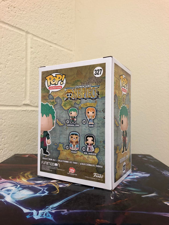 Funko POP! Anime: One Piece RORONOA. ZORO Figure #327 w/ Protector