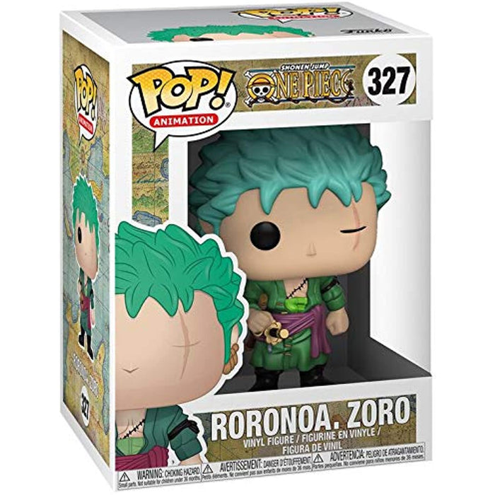 Funko POP! Anime: One Piece RORONOA. ZORO Figure #327 w/ Protector