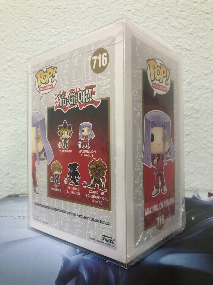 Funko POP! Anime: Yu-Gi-Oh! MAXIMILLION PEGASUS Figure #716 w/Protector