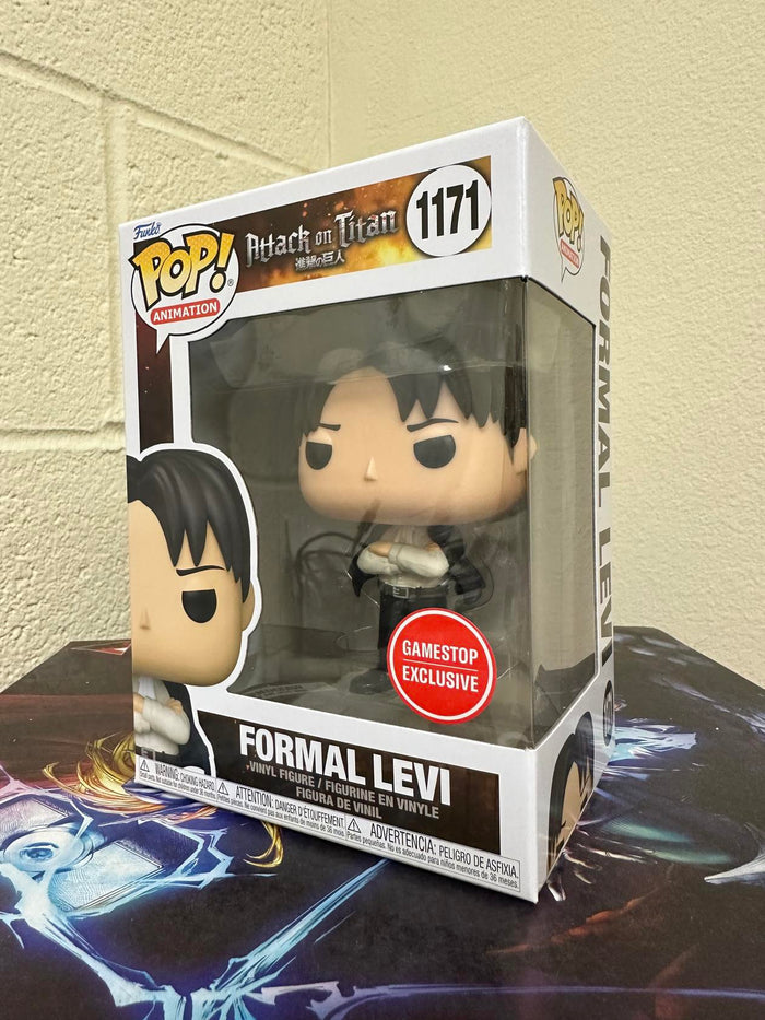 Funko POP!  Attack on Titan FORMAL LEVI GameStop Exclusive #1171 w/ Protector