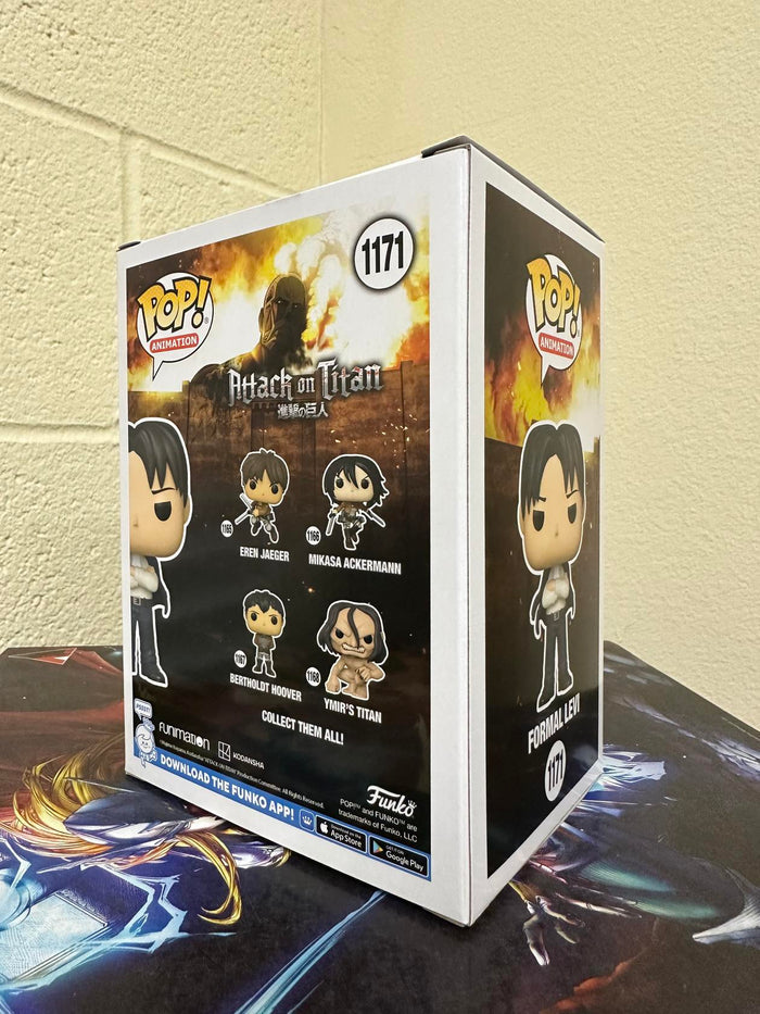 Funko POP!  Attack on Titan FORMAL LEVI GameStop Exclusive #1171 w/ Protector