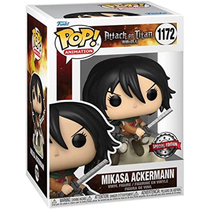 Funko POP! Attack On Titan MIKASA ACKERMAN  Chalice Exclusive #1172 w/ Protector