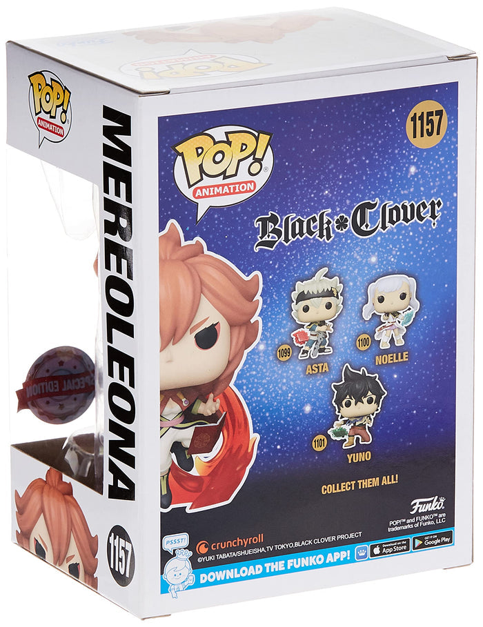 Funko Pop! Black Clover Mereoleona Exclusive 1157 w/ Protector