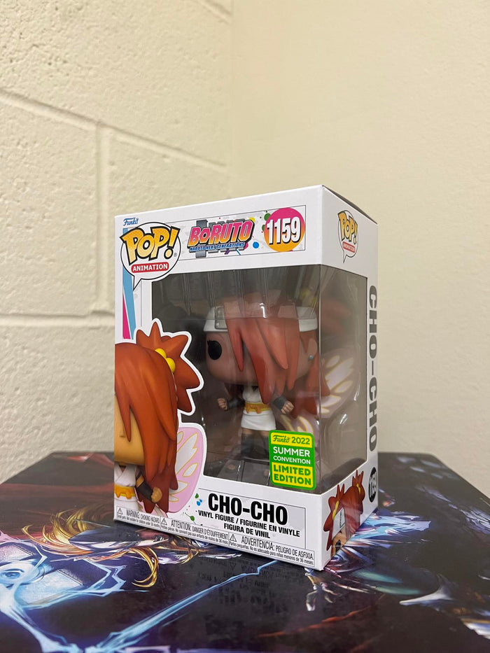 Funko POP! Boruto CHO-CHO Butterfly Summer 2022 Con Exclusive #1159 w/ Protector