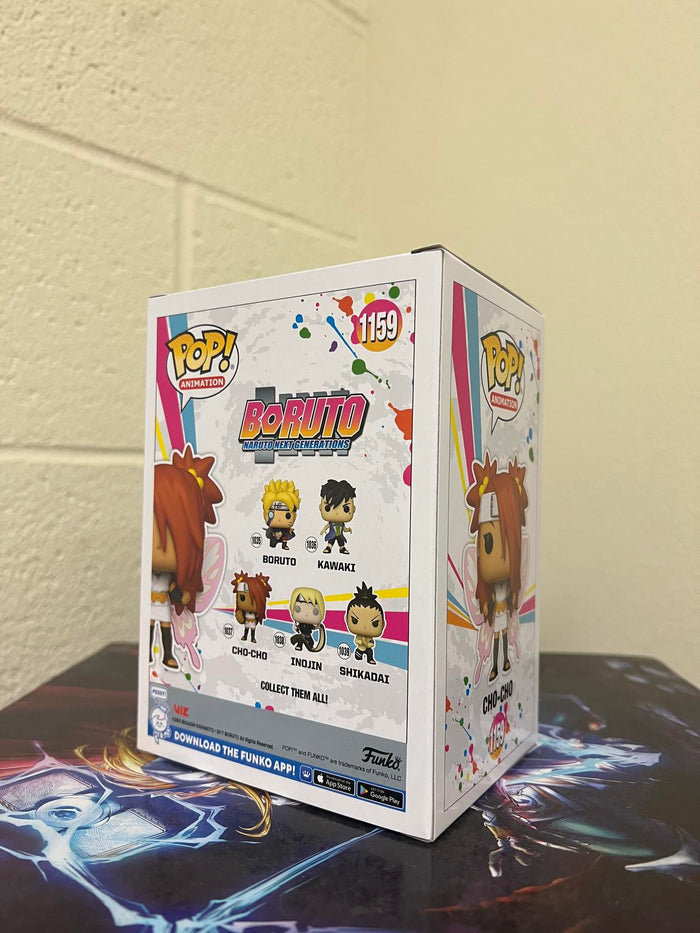 Funko POP! Boruto CHO-CHO Butterfly Summer 2022 Con Exclusive #1159 w/ Protector