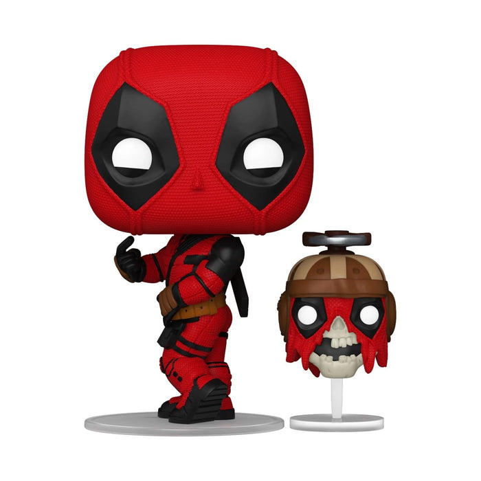 Funko Pop! & Buddy: Deadpool & Wolverine - Deadpool with Headpool Figure w/ Protector