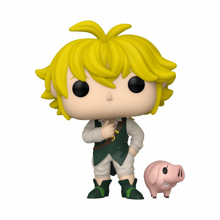 Funko POP! & Buddy: Seven Deadly Sins - Meliodas with Hawk Figure w/ Protector