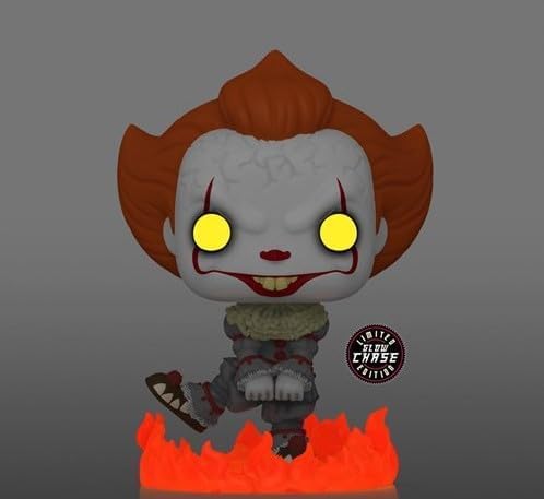 Funko POP Dancing Pennywise (It) Specialty Exclusive Glow in The Dark Chase with POP Protector