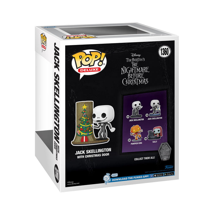 Funko Pop! Deluxe: The Nightmare Before Christmas 30th Anniversary - Jack Skellington with Christmas Door