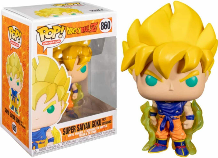 Funko POP Dragon Ball Z Figure - SUPER SAIYAN GOKU (1st Appearance) w/ Protector