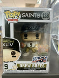 Funko POP! Football: NFL DREW BREES New Orleans Saints Figure #138 w/ Protector