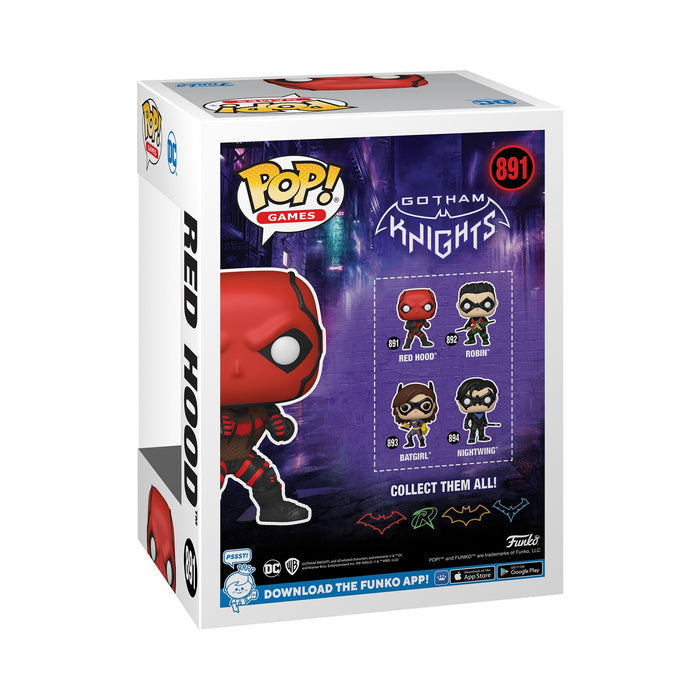 Funko Pop! Games: Gotham Knights - Red Hood Figure w/ Protector