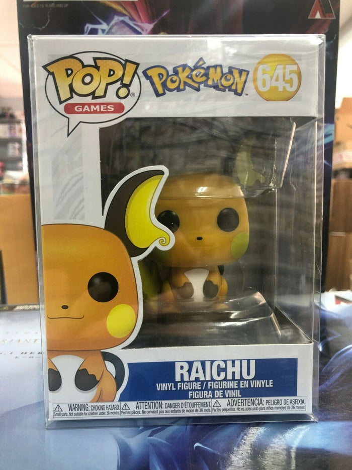 Funko POP! Games: Pokemon RAICHU Figure #645 w/ Protector