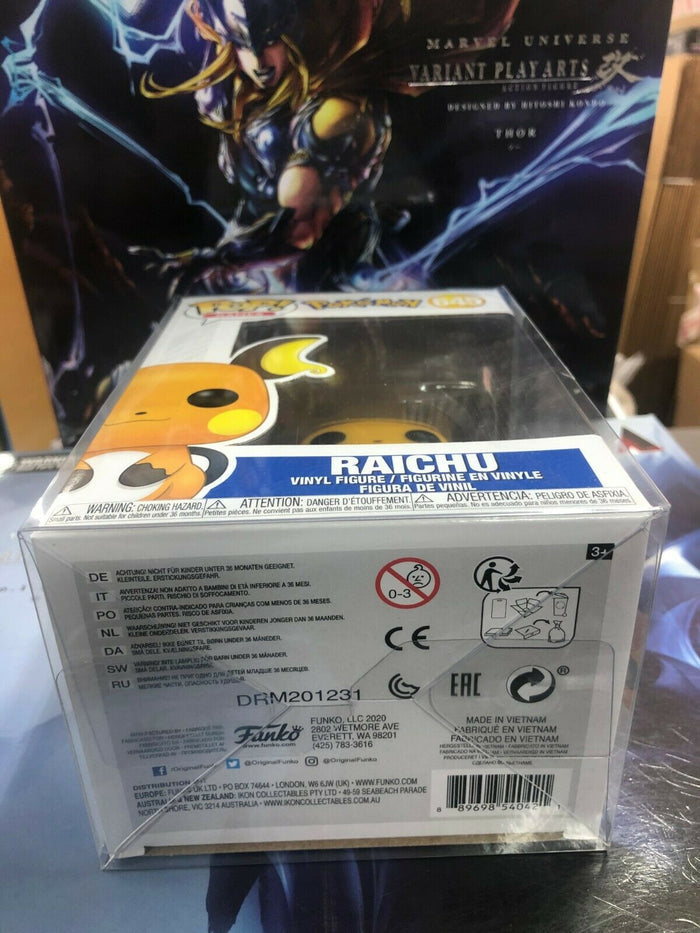 Funko POP! Games: Pokemon RAICHU Figure #645 w/ Protector