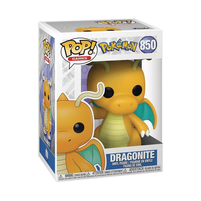 Funko POP! Games: Pokemon S8 DRAGONITE Figure #850 w/ Protector