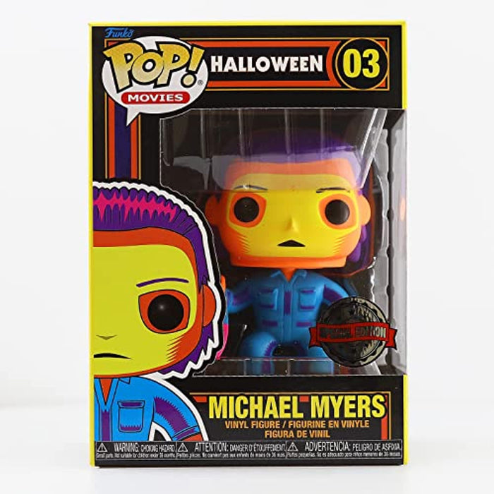 Funko POP Halloween Michael Myers Black Light Figure Special Edition w/ Protector
