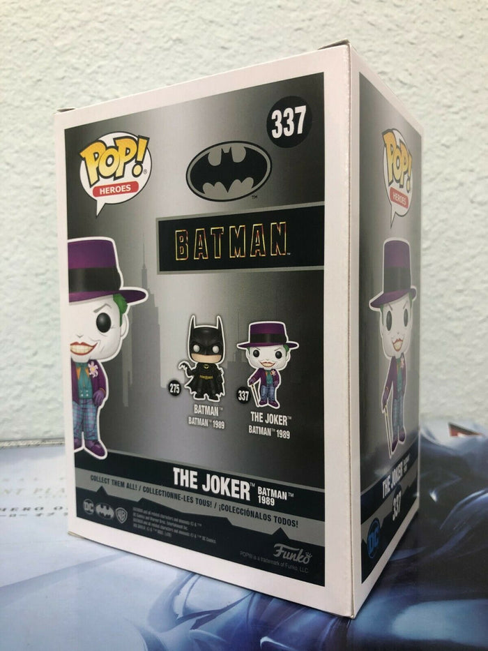 Funko POP! Heroes: Batman 1989 THE JOKER Figure #337 w/ Protector