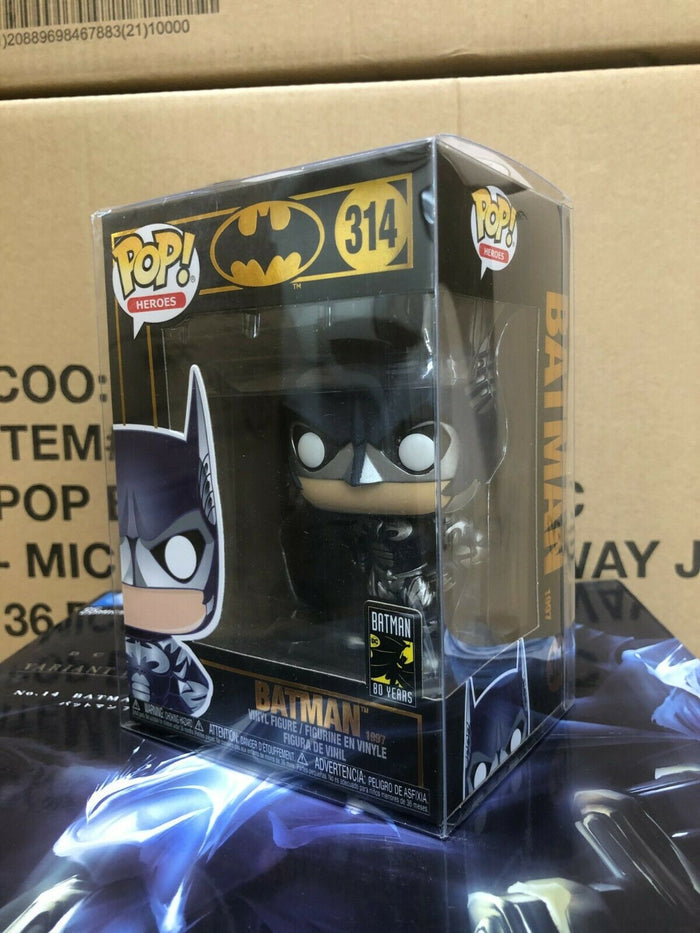 Funko POP! Heroes: Batman 80th BATMAN (1997) George Clooney #314 w/ Protector