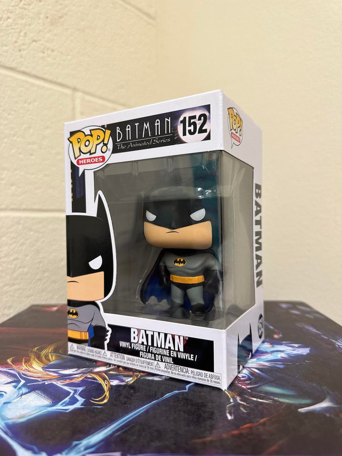 Funko POP! Heroes: Batman The Animated Series BATMAN Figure #152 w/ Protector