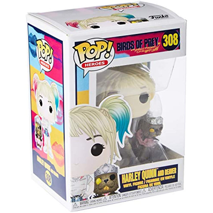 Funko Pop! Heroes: Birds of Prey - Harley Quinn with Beaver, Multicolour